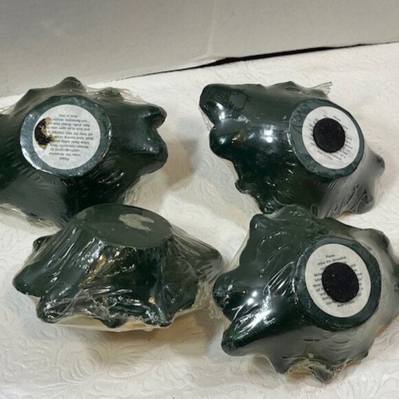 VTG 4 White Magnolia Floating Floral Candles Michael Coffindaffer 5.5"x4" - Picture 7 of 13